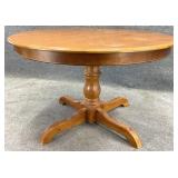 48in Maple Pedestal Dining Table