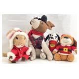 4pc Vintage Plush Stuffed Animals & More