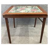 Wood Frame Folding Card Table