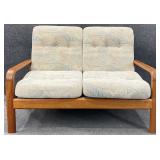 Mid Century Danish Teak Loveseat