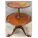 Mahogany Two Tier Dessert Table