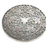 Webster Sterling Overlay Glass Trivet