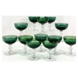 12 Tiffin Franciscan Killarney Champagne Glasses