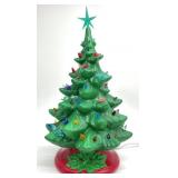 Vintage Light Up Ceramic Christmas Tree