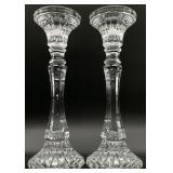 Pair Mikasa Rochester Lead Crystal Candlesticks