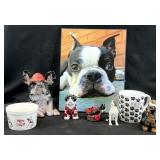 French Bull Dog Handmade Pottery, Figures & More