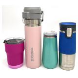 4pc Stanley, Brumate & More Insulated Travel Cups