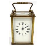 Antique French Brass Carriage Clock