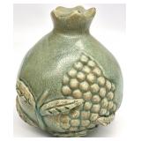 Chinese Crackle Glaze Pomegranate Pottery Figure