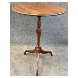 Mahogany Spider Leg Accent Table