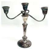 Gorham EP YC 3032 Silverplated 3-Arm Candelabra