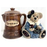 2pc Cookie Jars, Boyd