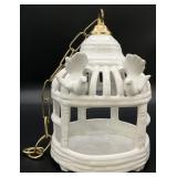Decorative Ceramic Hanging Bird Cage