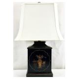 Chinoiserie Tea Caddy Style Table Lamp