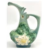 Roseville Pottery Water Lily 11-10 Ewer
