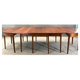 Mahogany 3 Part Banquet Table