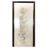 Large Vintage Asian Silk Embroidery Panel