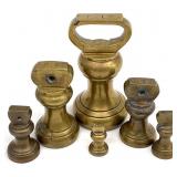 Vintage English Brass Bell Weights