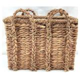 Basket Magazine Rack