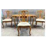 French Provincial Dining Table & 3 Chairs