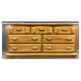 Oak Triple Dresser