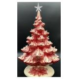 Vintage Light Up Ceramic Christmas Tree