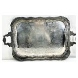 Crown Silver Co. 24 " Footed Waiter Tray