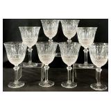 8pc Godinger Shannon Crystal Sutton Place Glasses