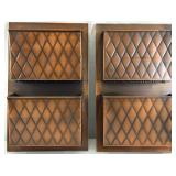 Pair Ballard Designs Metal Wall Pockets