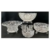 Ornate Crystal Bowls & More