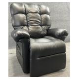 Pride Black Leather Lift Chair