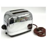Vtg Toastmaster 1B12 Chrome Toaster Bakelite Base