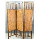 Rattan 3 Panel Room Divider