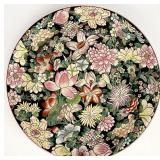 Maitland Smith Large Chinese Famille Noire Charger