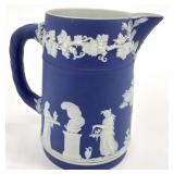 Wedgwood Blue Jasperware Small Trojan Jug