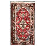 1.7 x 2.10 Vintage Persian Hand Knotted Rug