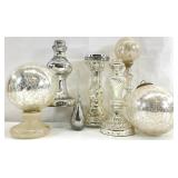 Group Decorative Mercury Glass