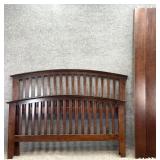 Queen Size Slat Headboard Bed