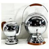 2 Manning, Bowman & Co. Art Deco Chrome