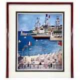 Le Grand Pavois, Paris, France Harbor Scene Art