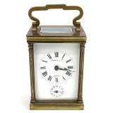 Tiffany & Co. Brass Carriage Clock