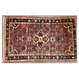 2.7 x 4.2 Antique / Vtg Hand Knotted Persian