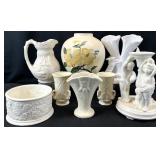 Asst Vintage Ceramic & Porcelain Vases & More