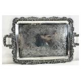 International Silver English Scroll Large Waiter