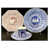 4pc Spode Blue Room Collection Greek China & More