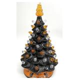 Hand Painted 15 " Ceramic Halloween Tree