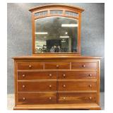 Stanley Cherry Dresser w/ Mirror