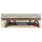 Vintage Slate Top Coffee Table