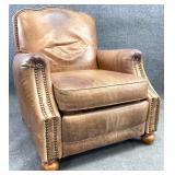 Leather Barcalounger Pressback Recliner