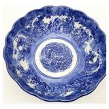Japanese 19th C Blue & White Katagami Porcelain
